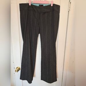 Torrid Vintage Size 18 Charcoal Pinstripe Trousers